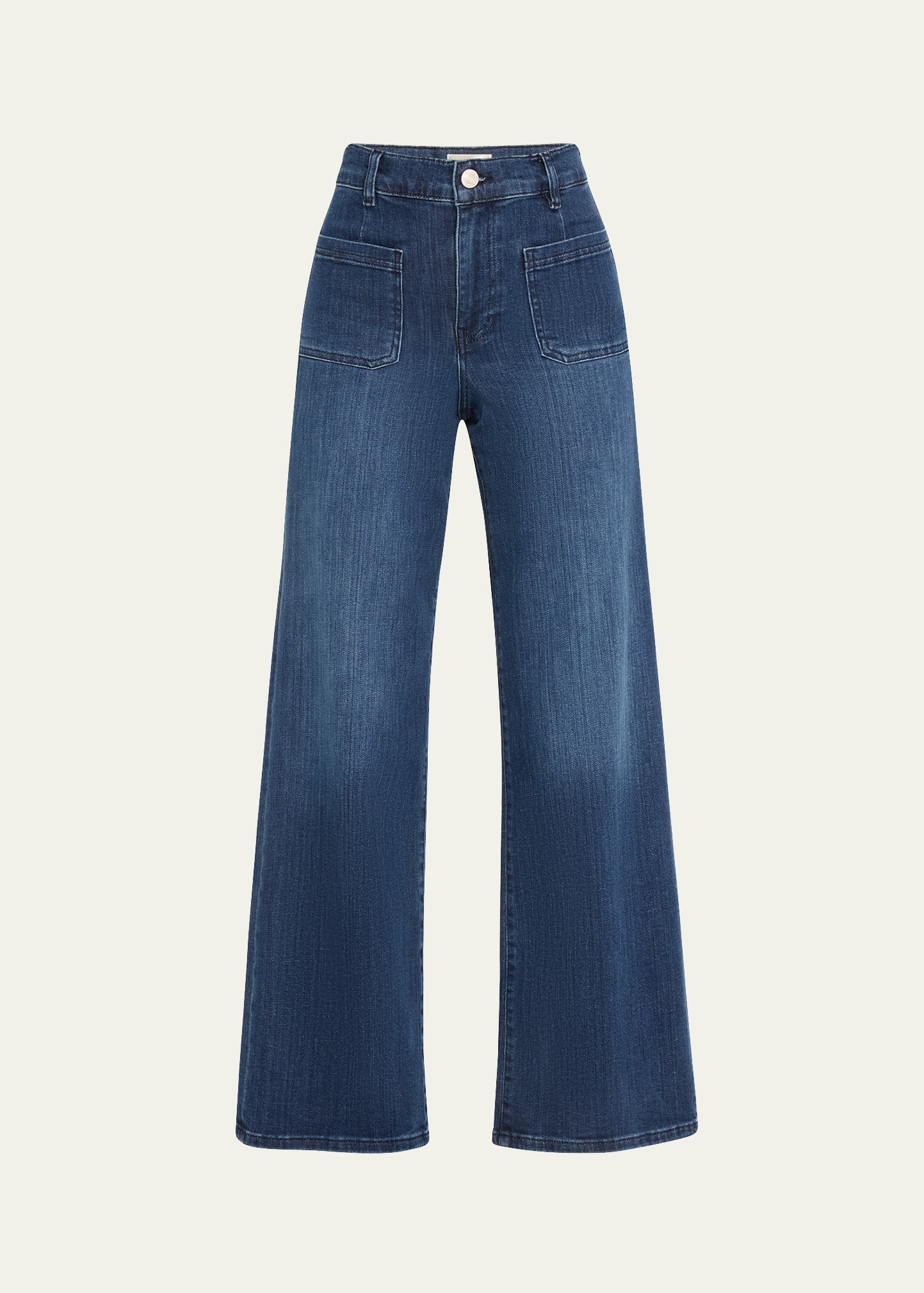 Le Slim Palazzo Bardot Pocket Jeans - 1