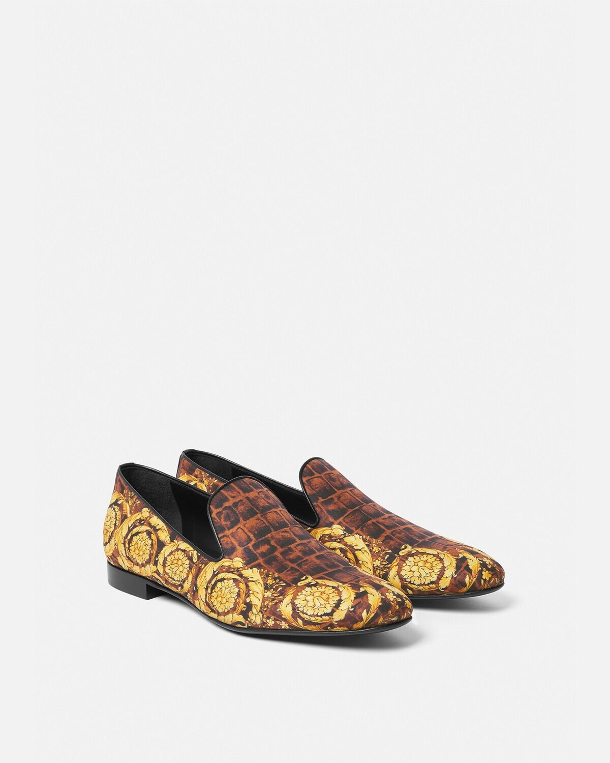 Baroccodile Satin Slippers - 2