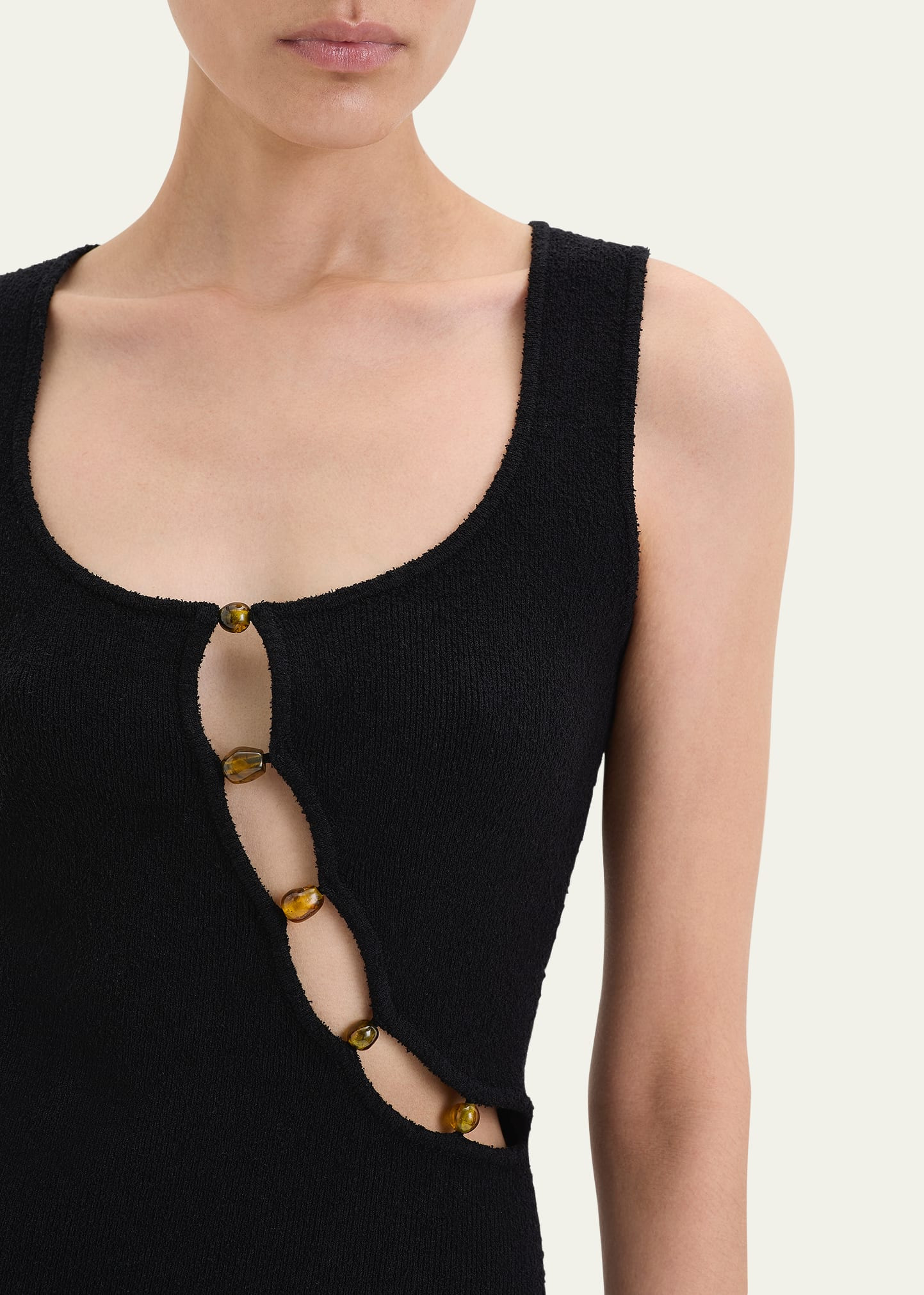 Chiara Beaded Knit Tank Top - 5