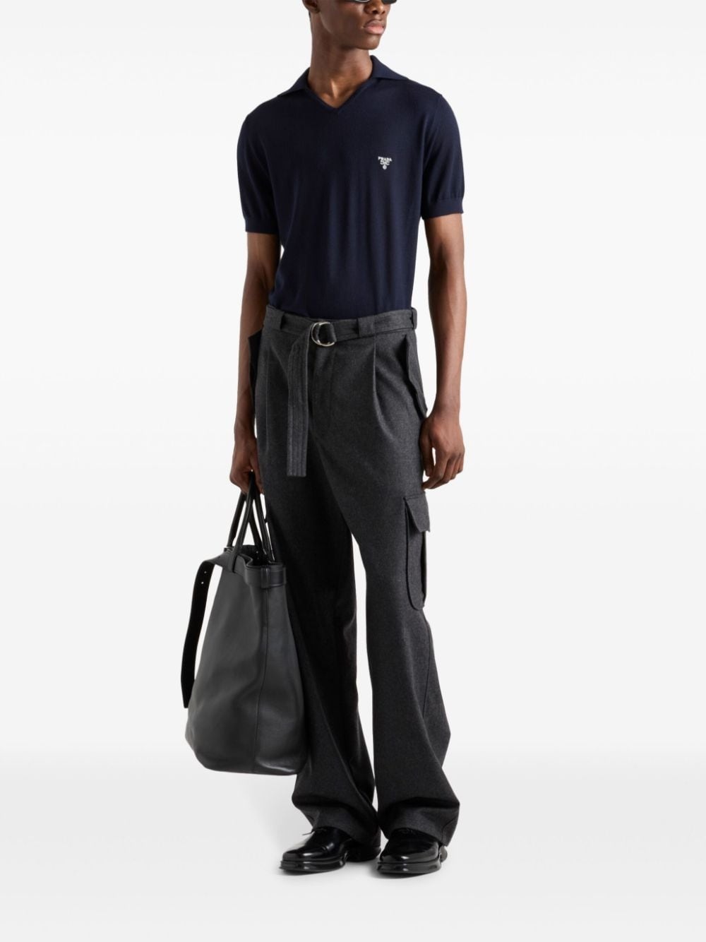 Cashmere polo shirt - 2