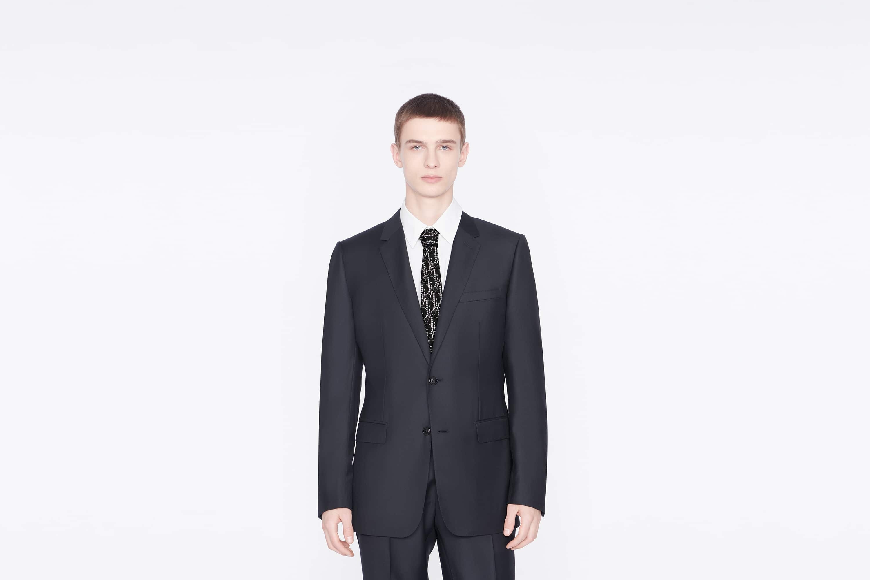 Dior Oblique Strass Tie - 4