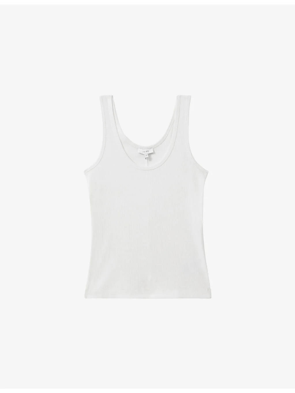 Violet Ribbed Stretch-Cotton Vest - 1