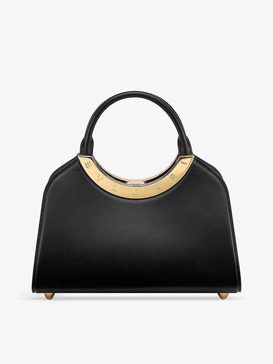 Roma medium leather top-handle bag - 1