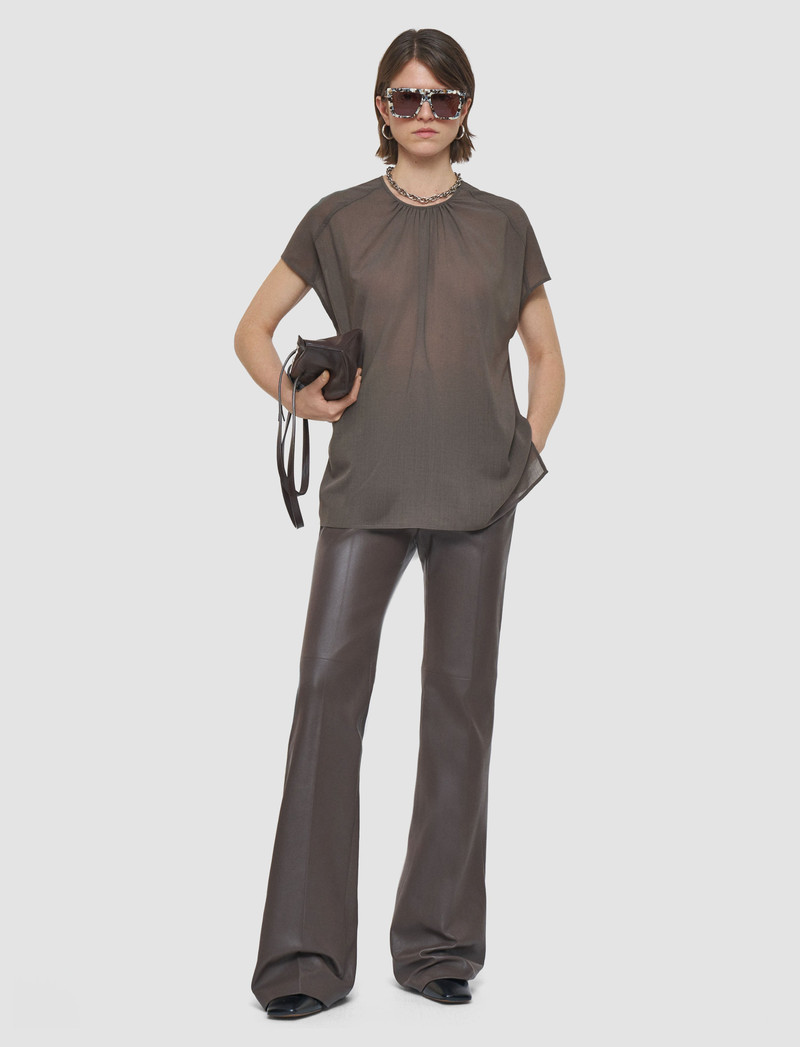 JOSEPH Broca Wool Voile Blouse outlook