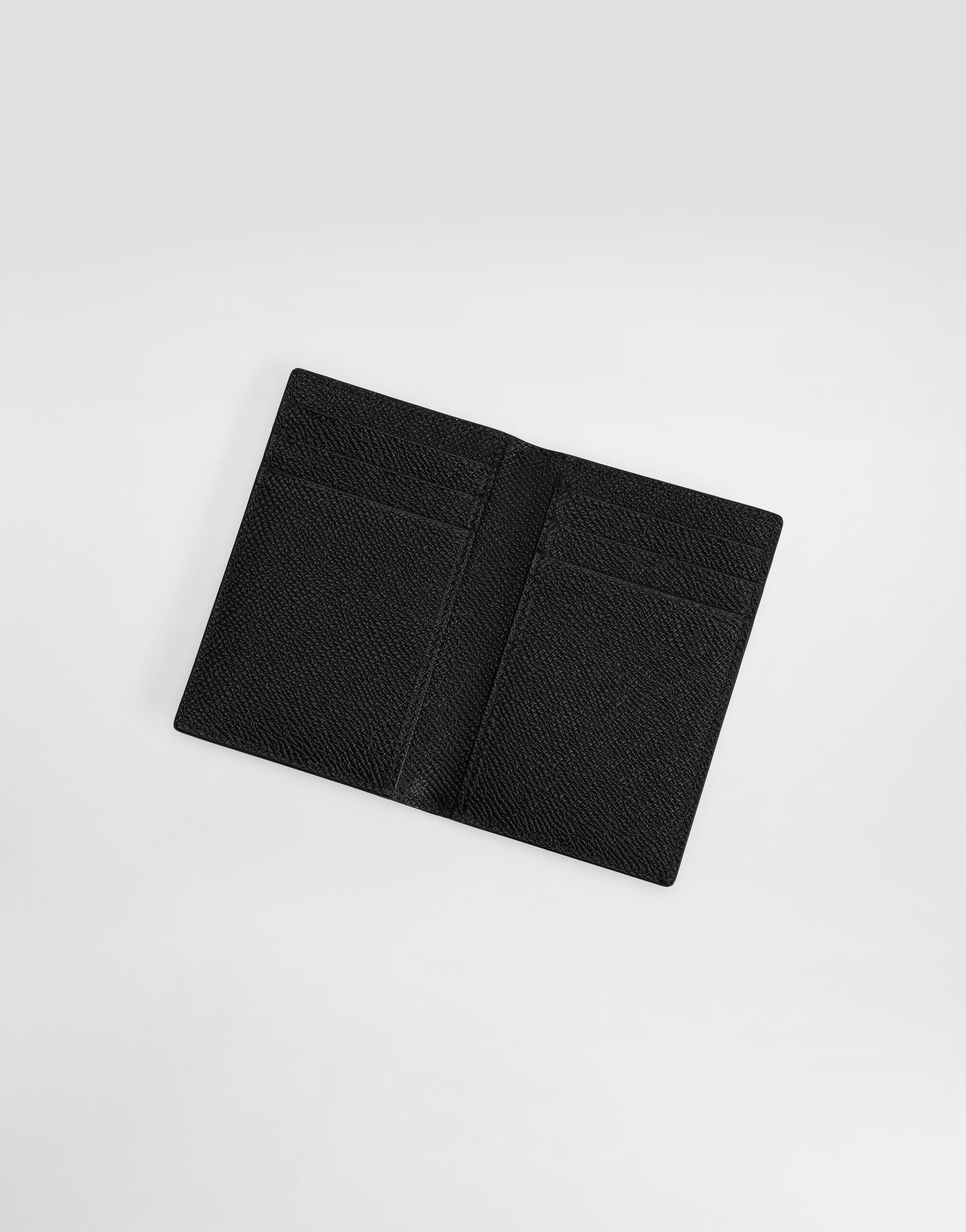Dauphine-print calfskin bifold card holder - 4