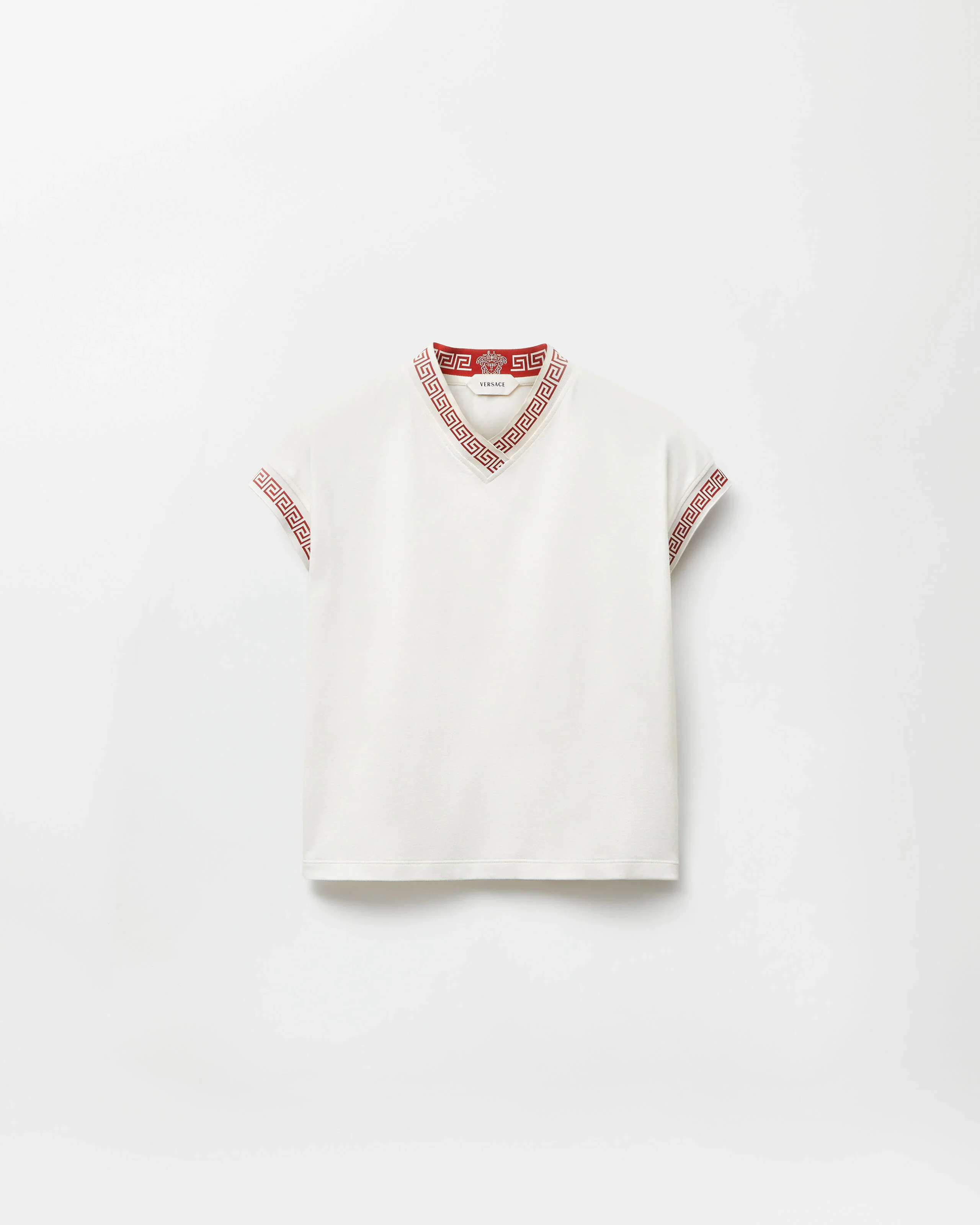 Jacquard Stretch Cotton-Jersey T-Shirt - 1