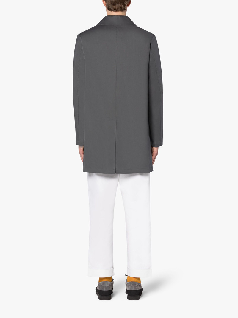CAMBRIDGE GREY RAINTEC COTTON SHORT COAT 3