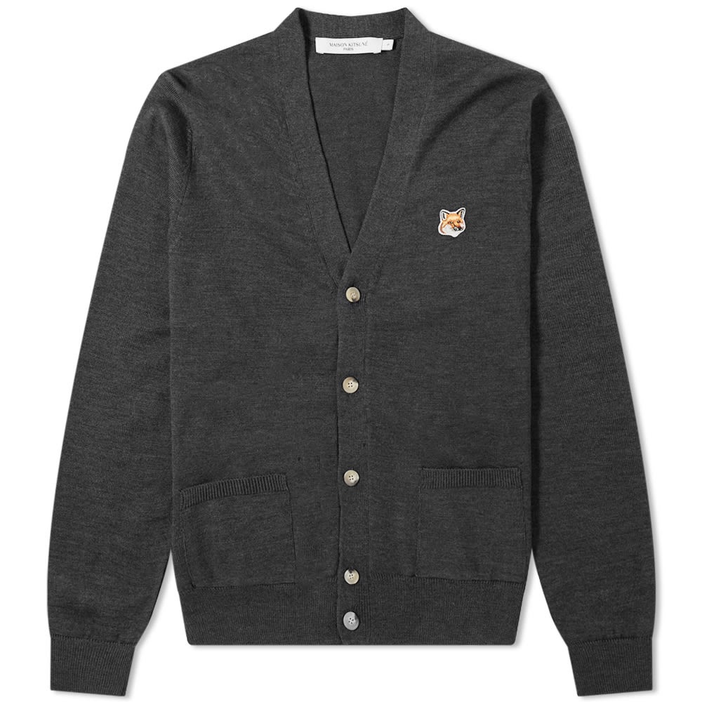 Maison Kitsuné Fox Head Patch Classic Cardigan - 1