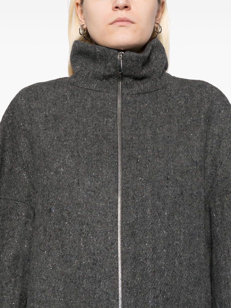 reconstituted military blanket coat 5