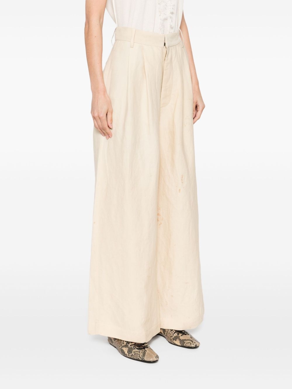 pleat-detailed trousers - 3