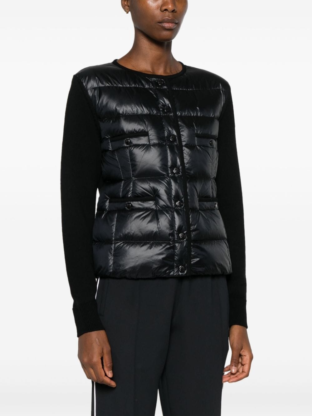 panelled-design jacket - 3