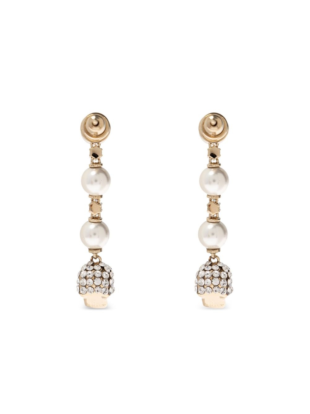 crystal-embellished earrings - 3