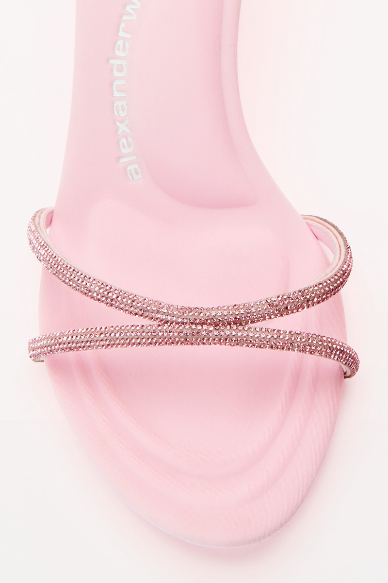 Alexander Wang DAHLIA 50 SANDAL IN CRYSTAL outlook