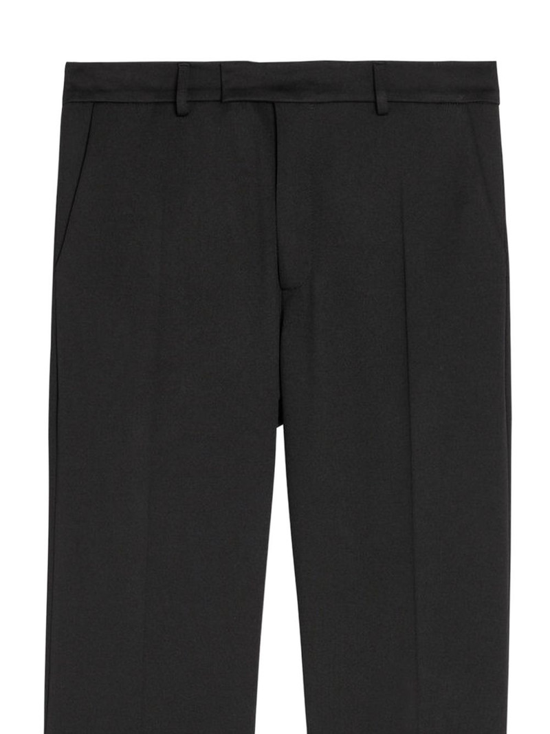 AARON ESH black flared trousers outlook
