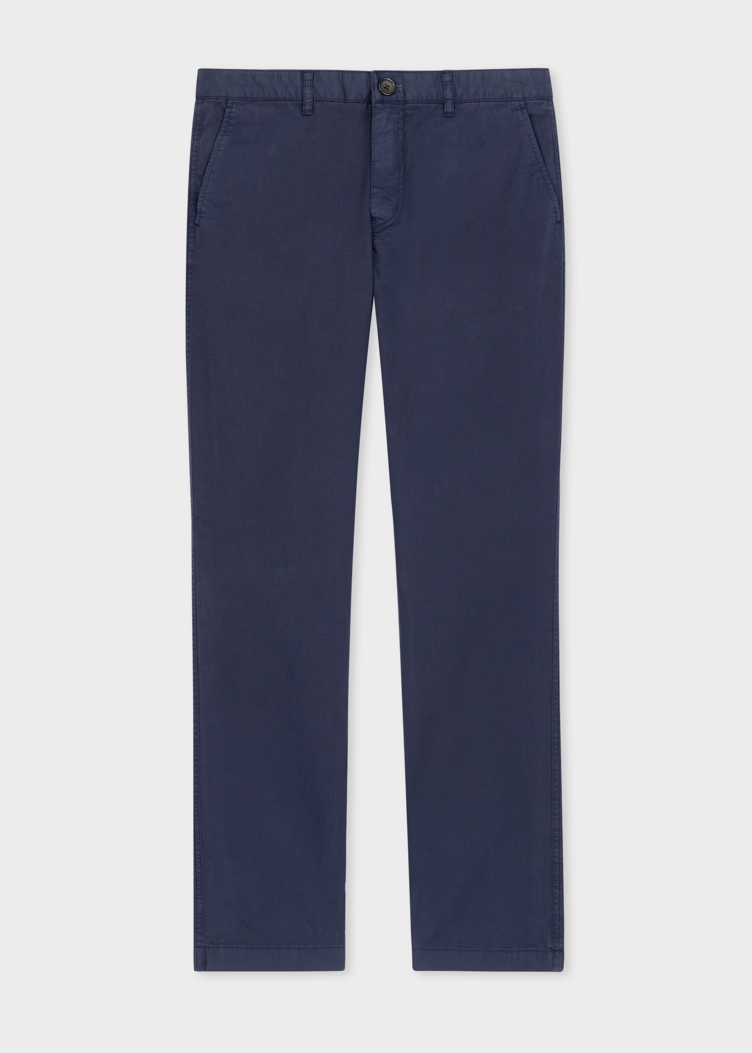 Slim-Fit Navy Cotton Twill Chinos - 1