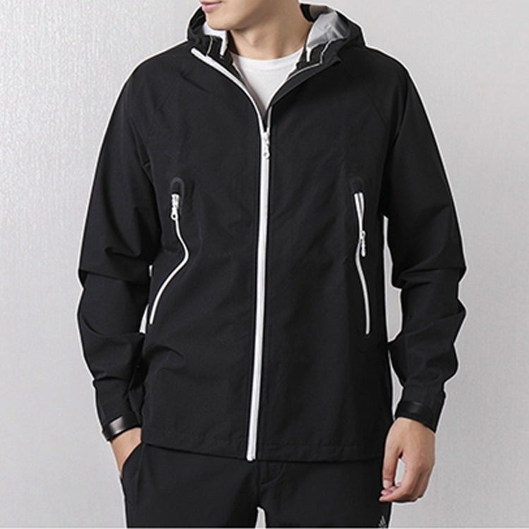 adidas originals windbreaker Hooded Jacket Black BR4146 - 3