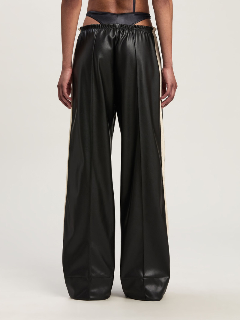Leather Effect Track Pants 5