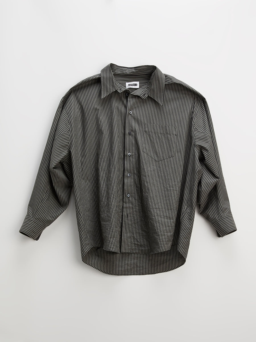 New Shirt Rigata Ghost Grey - 1