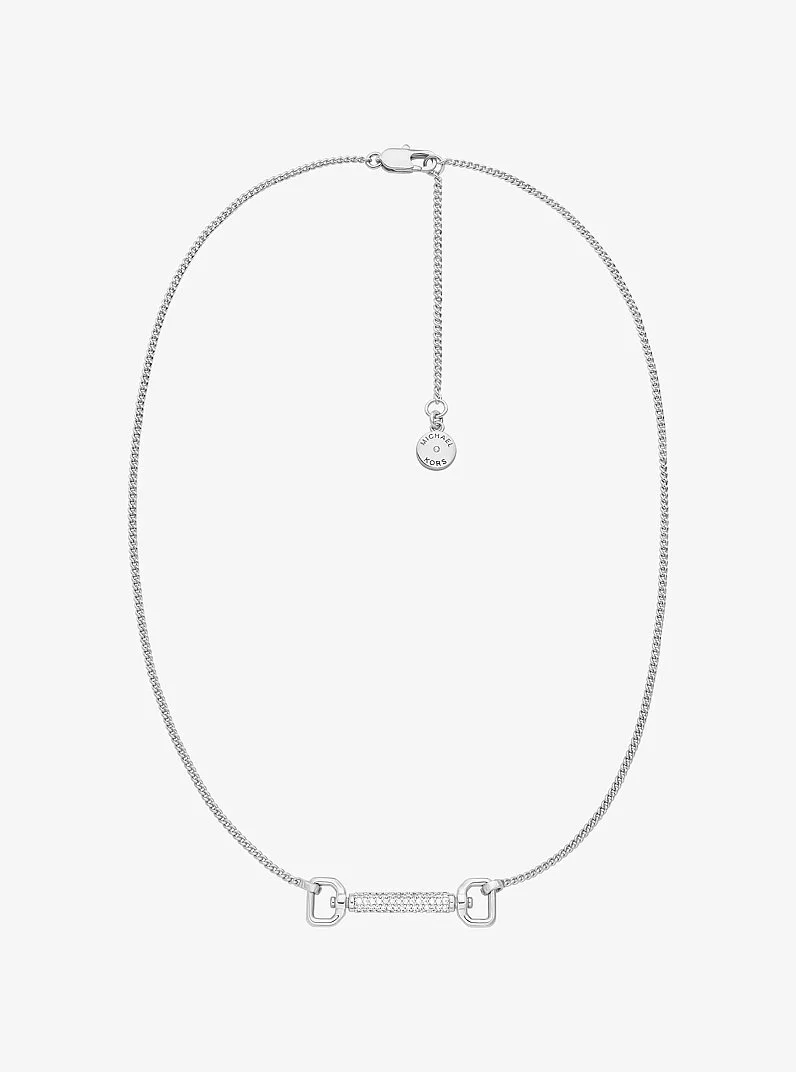 Pavé Horsebit Necklace - 1
