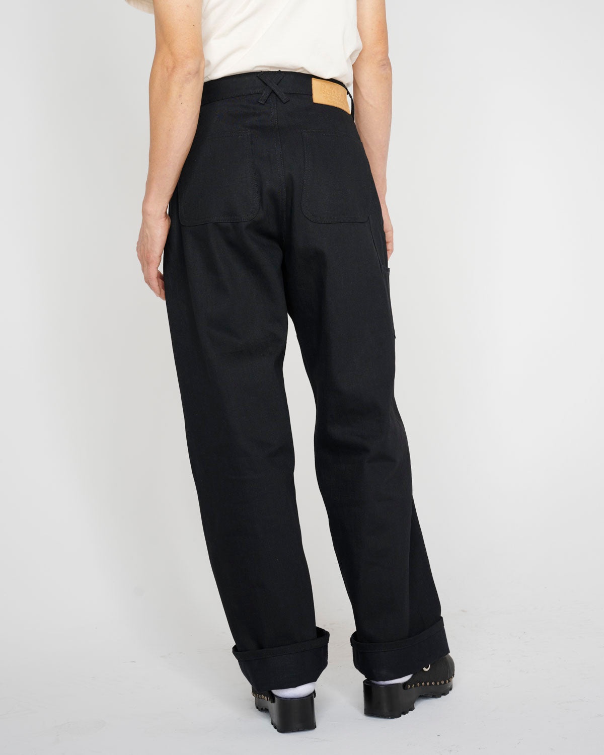 Type 02 13.2oz Selvedge Denim - Solid Black - 11