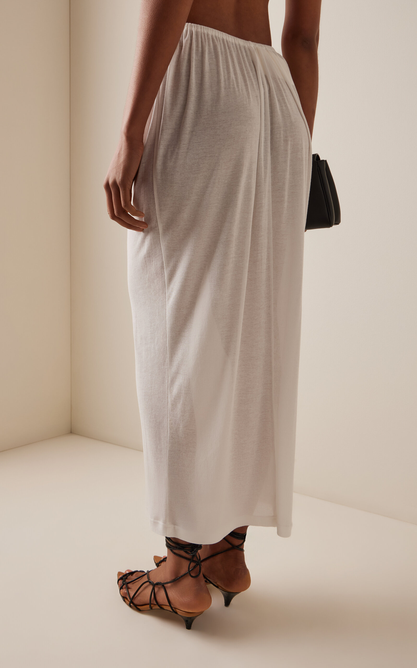 Jersey Pencil Skirt ivory - 4