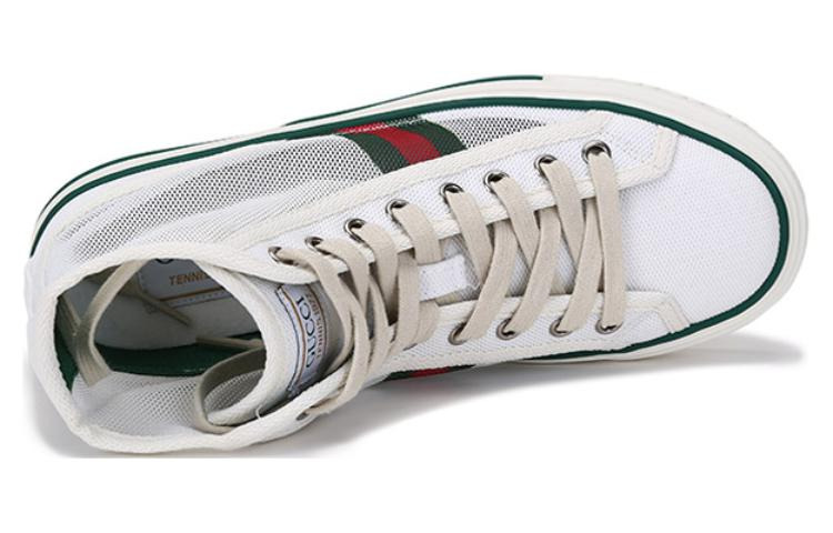 (WMNS) Gucci Tennis 1977 High Top Sneakers 'Mesh White' 663579-2WB10-9070 - 6