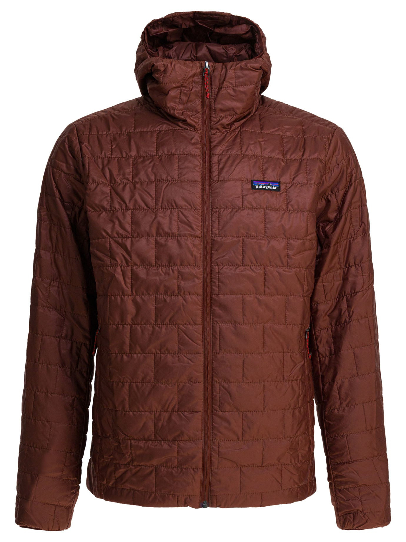 Nano Puff Hoody Jackets Bordeaux - 1