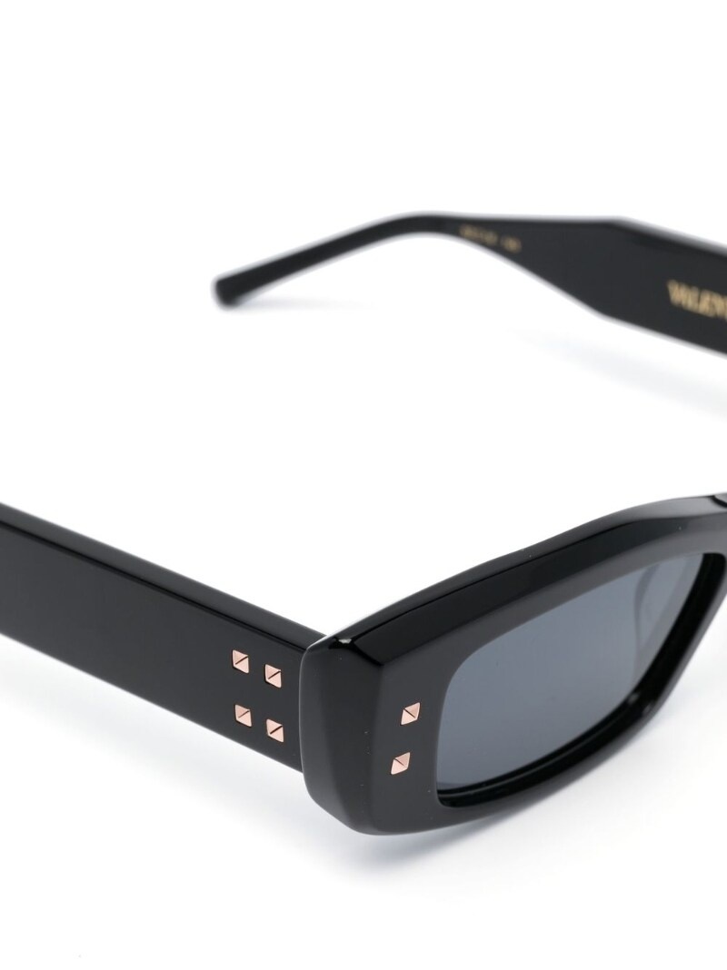 Rockstud rectangle-frame sunglasses - 3