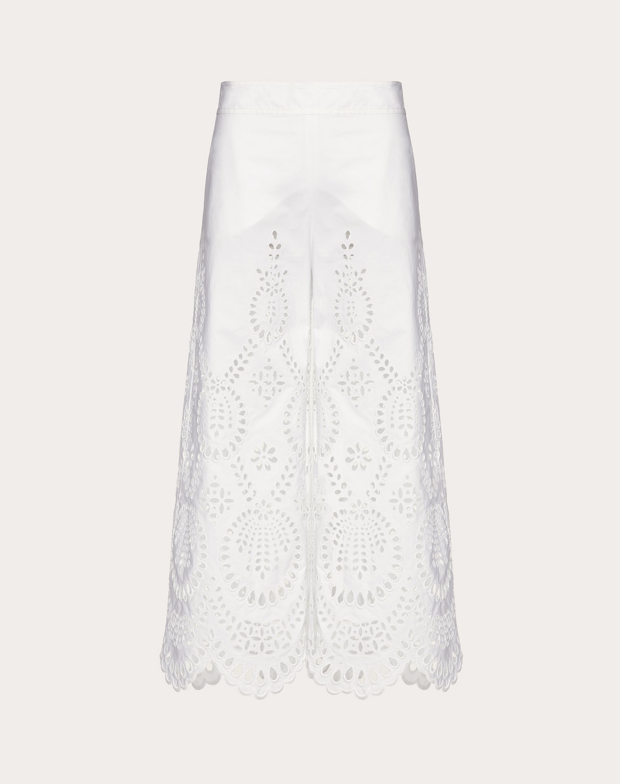 VALENTINO SAN GALLO EDITION COTTON POPLIN PANTS - 1