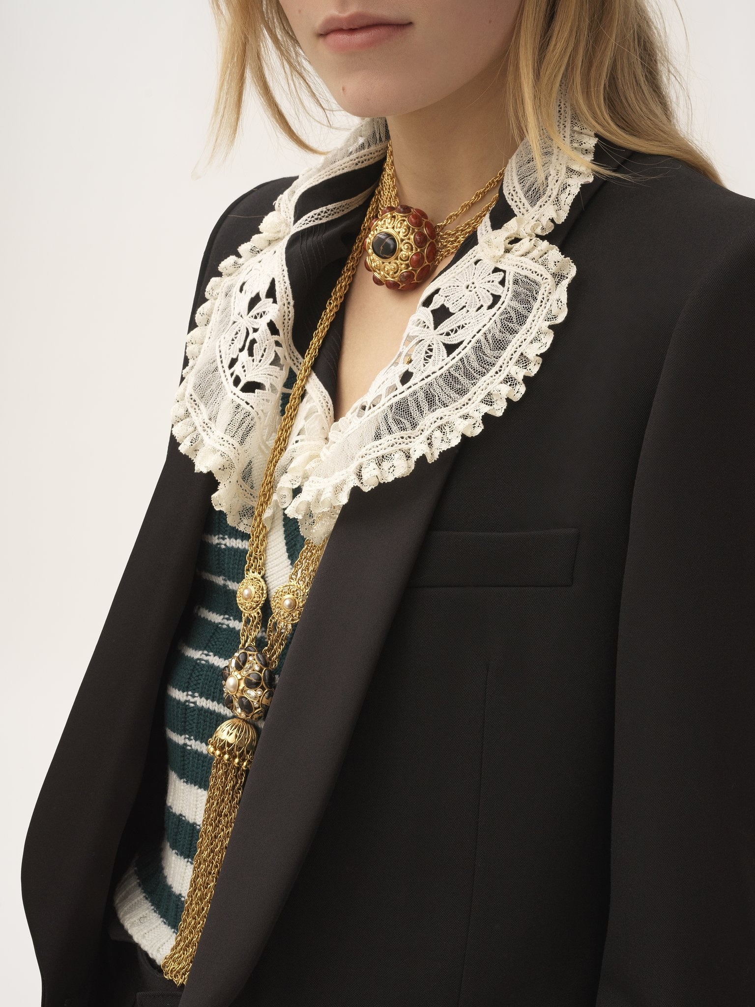 TUXEDO JACKET IN WOOL GRAIN DE POUDRE - 8