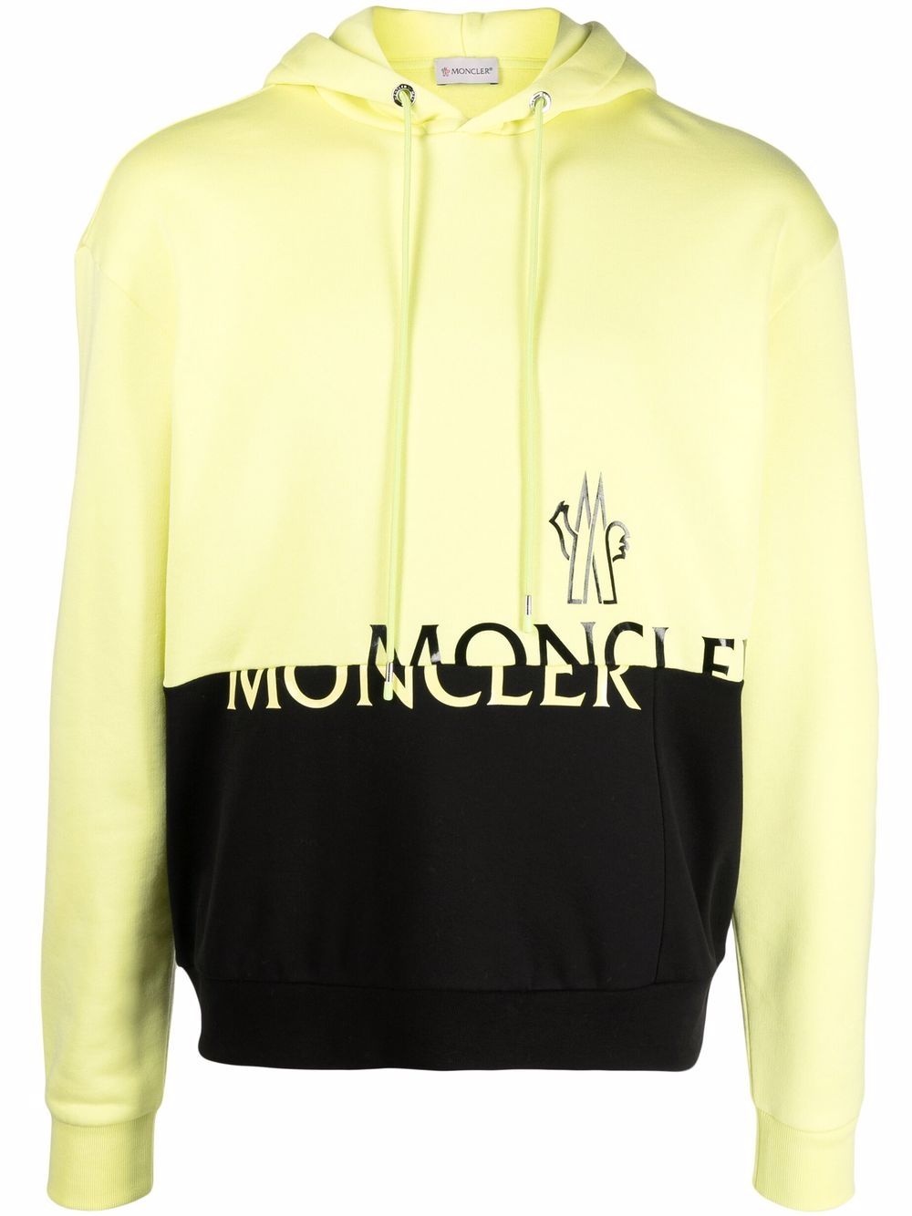 logo-print hoodie - 1