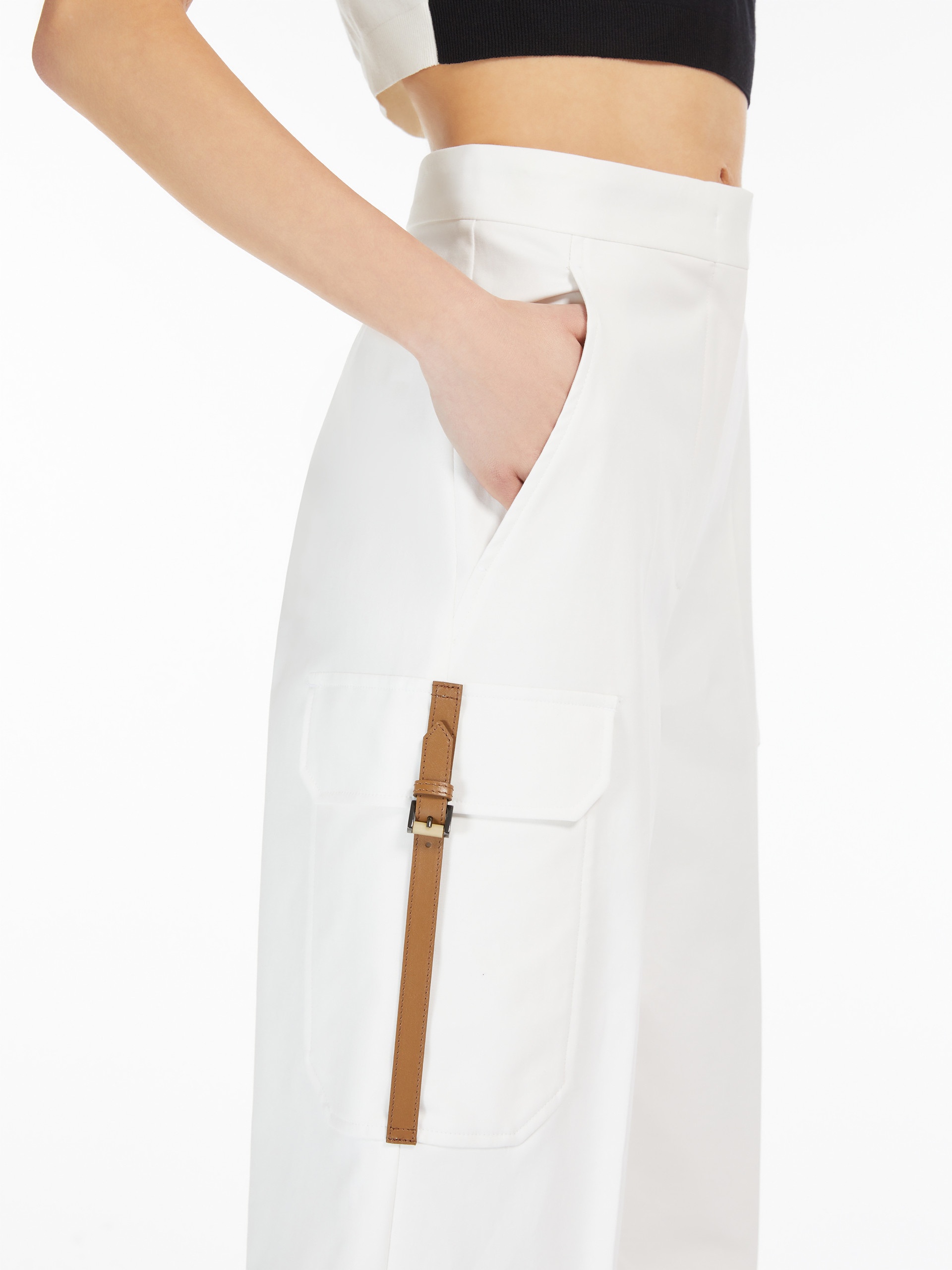 EDDA Stretch satin wide trousers - 5