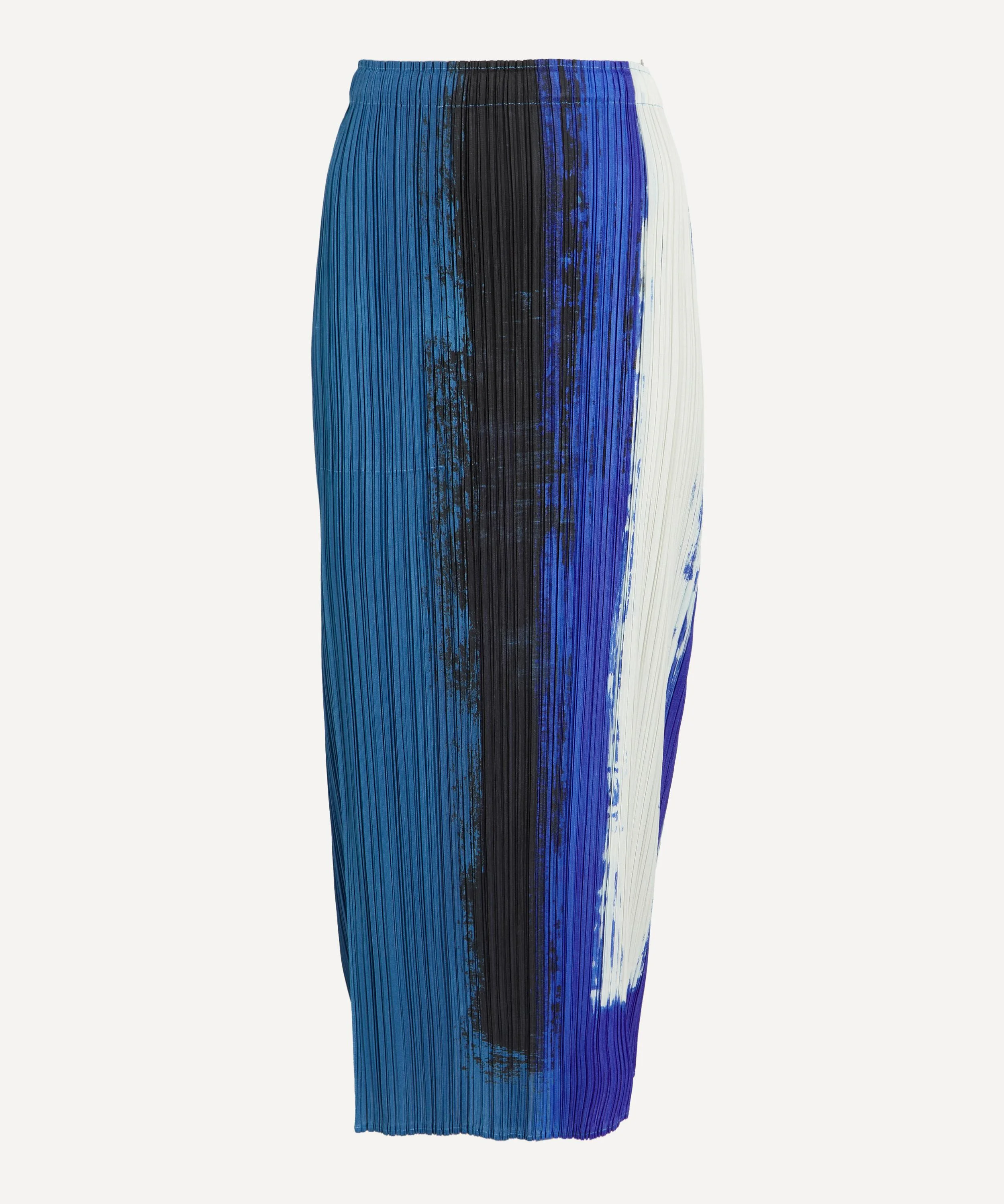 JUMP Blue Pleated Midi Skirt - 1