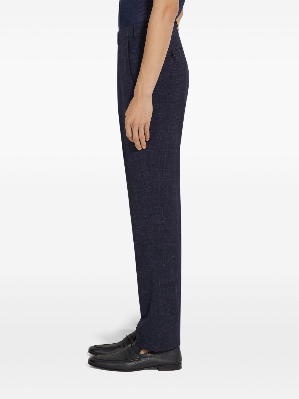 Trofeo seersucker trousers - 4