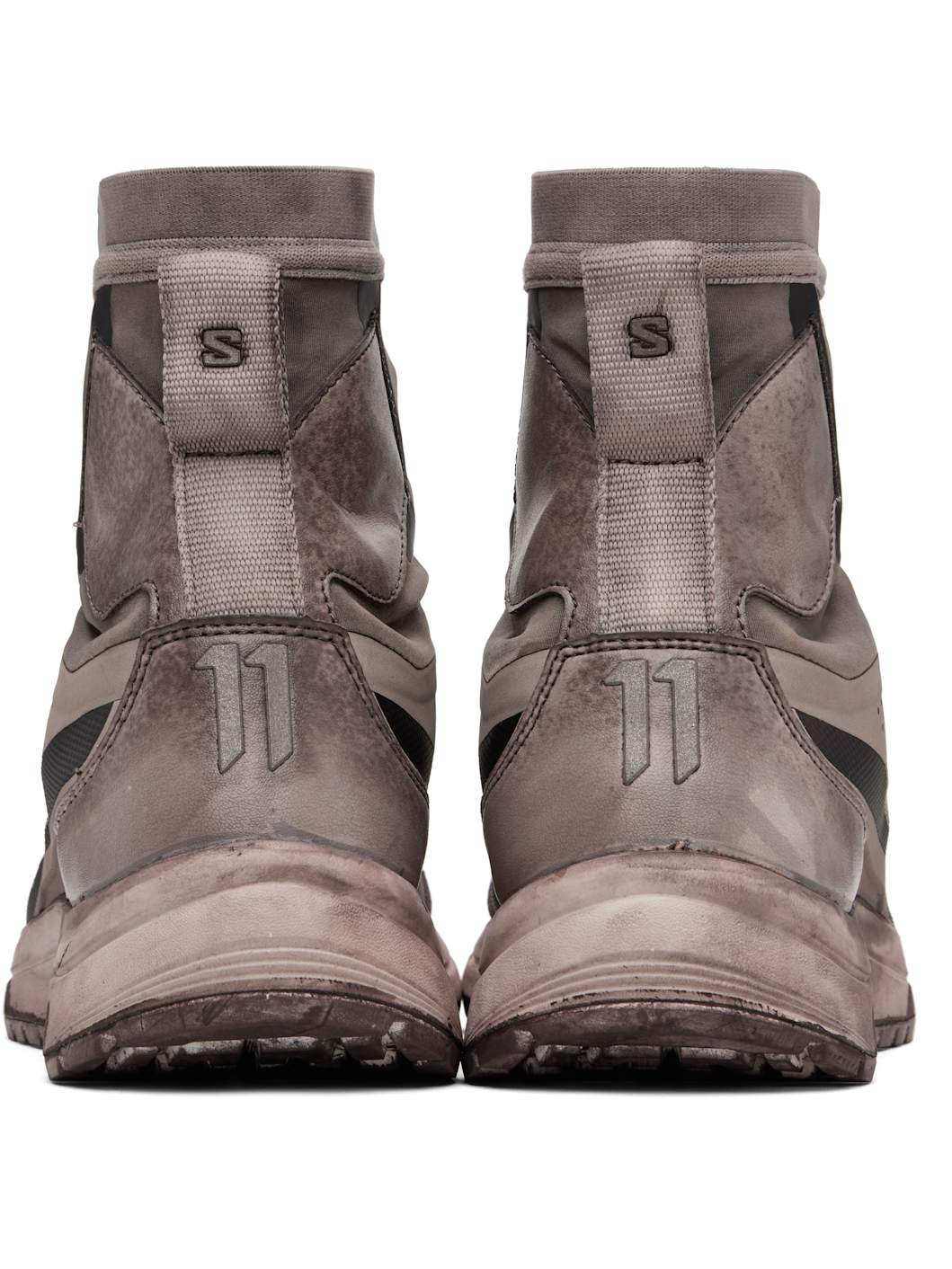 Taupe Salomon Edition Bamba 2 High V2 Sneakers - 2