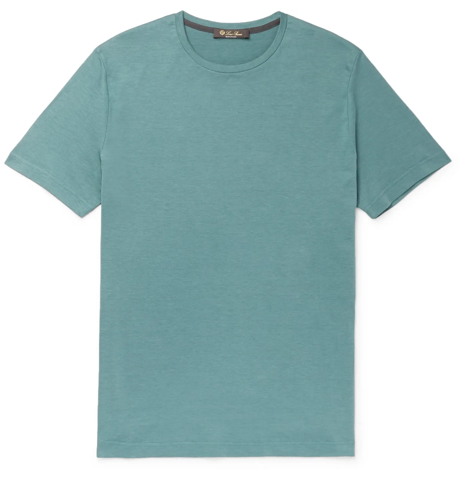 Slim-Fit Silk and Cotton-Blend Jersey T-Shirt - 1