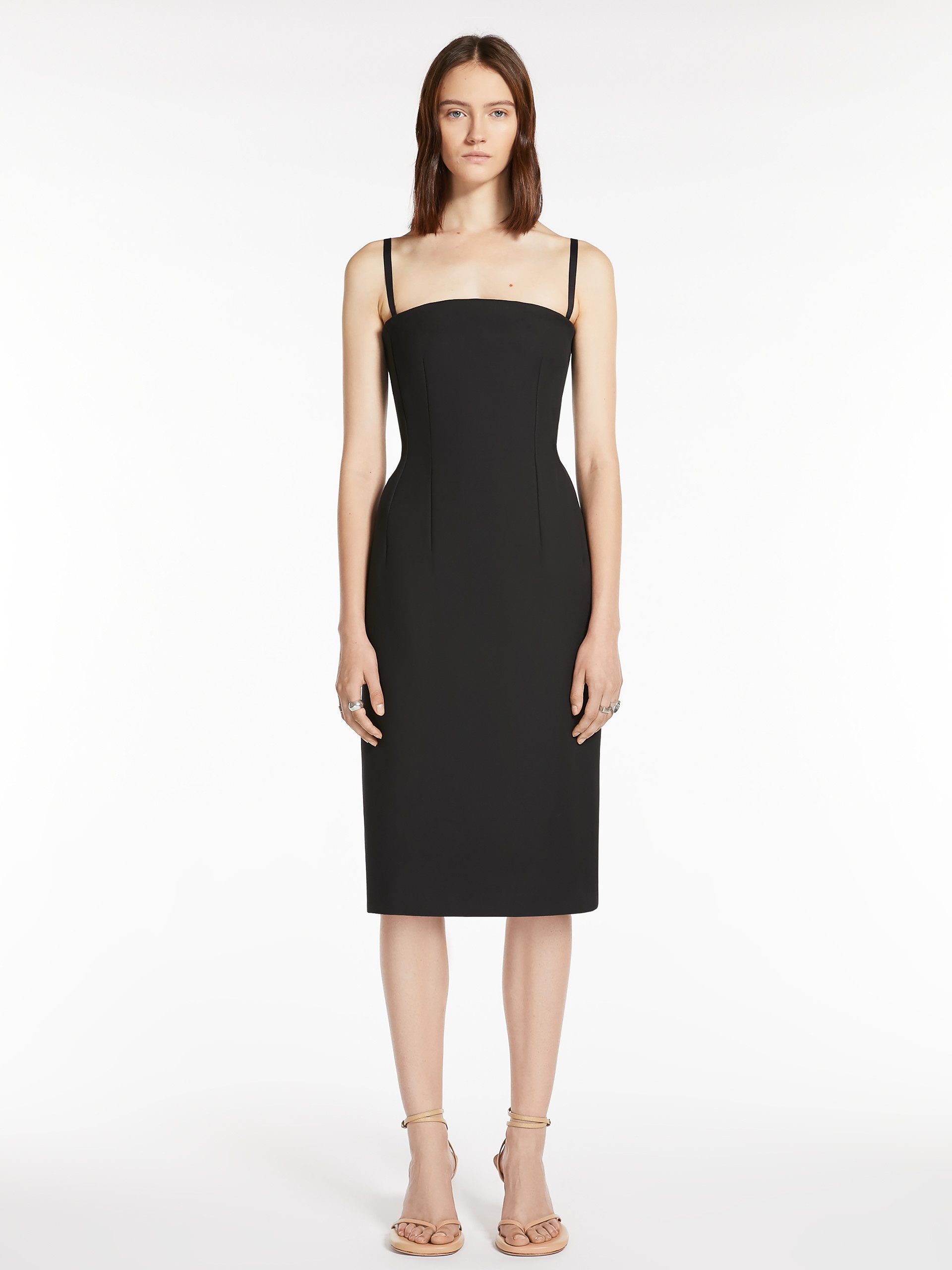 EDITTA Double-faced cotton bustier dress - 3