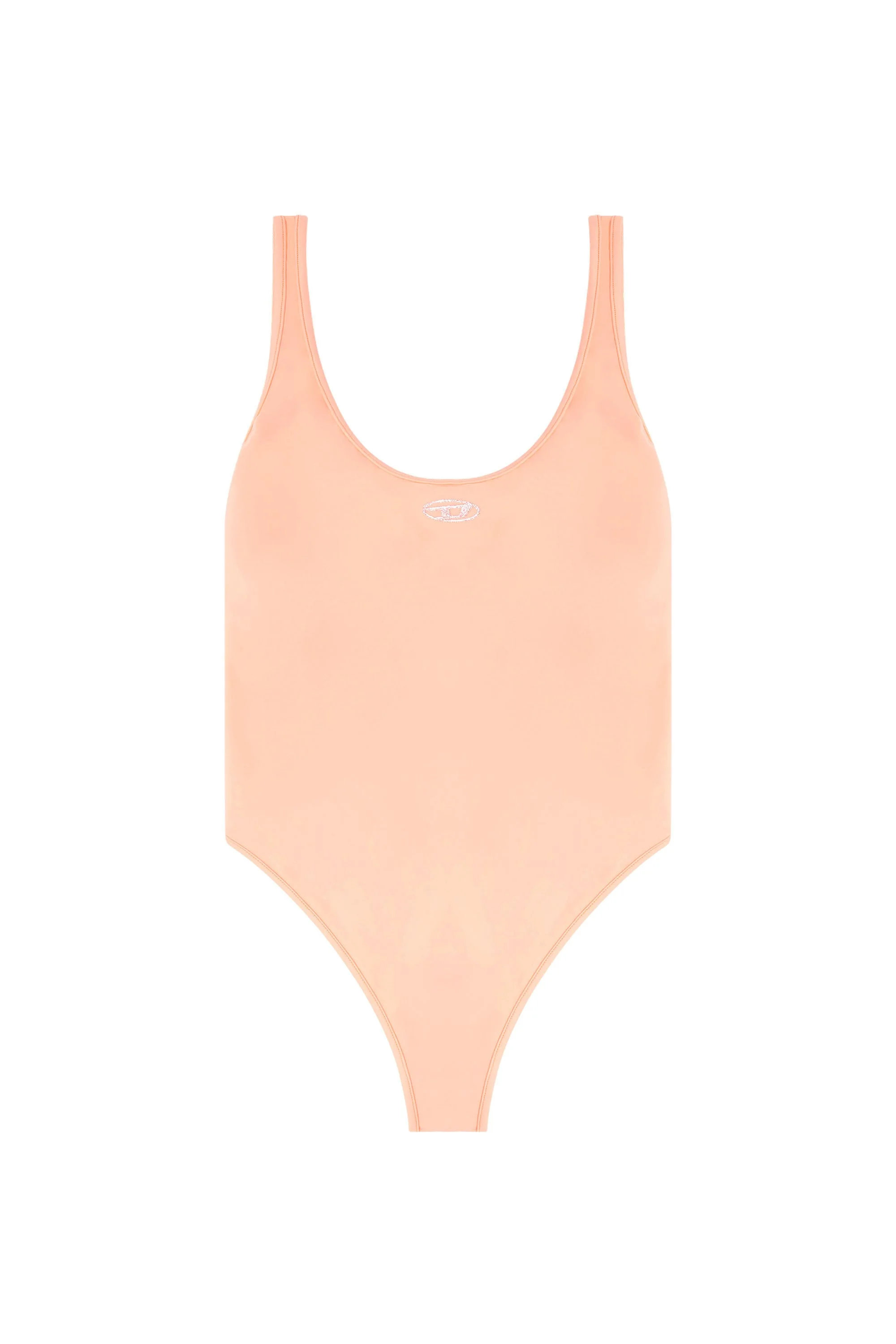 SWIMSUIT WITH CRYSTAL OVAL D LOGO - 1
