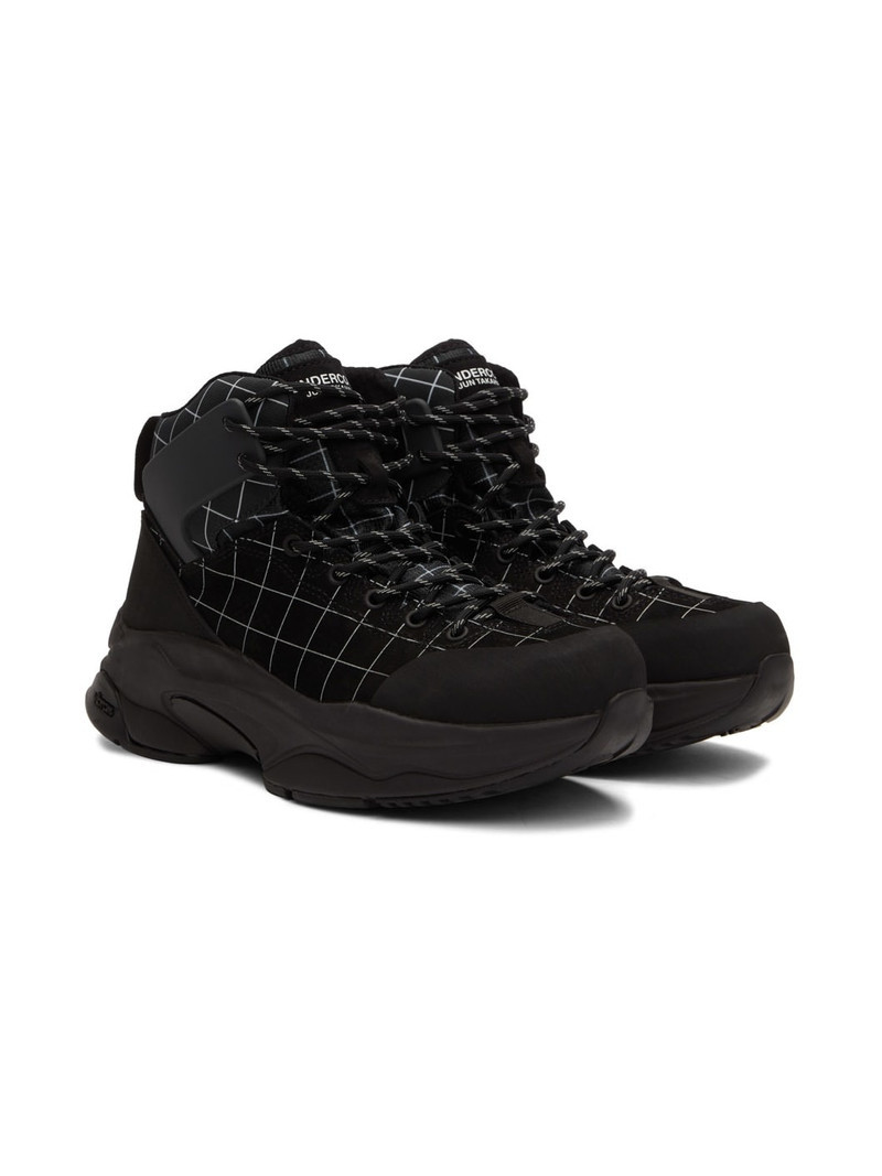 Black Grid Boots 4