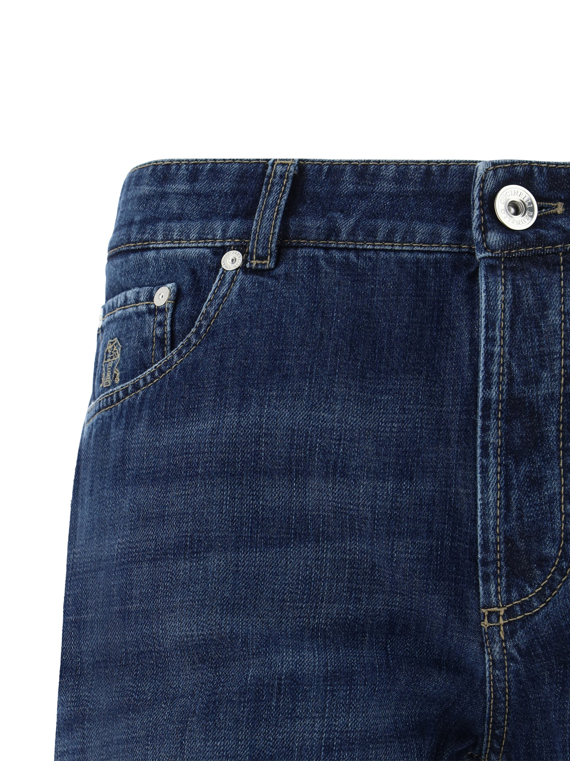 Brunello Cucinelli Men Cuffed Jeans - 3