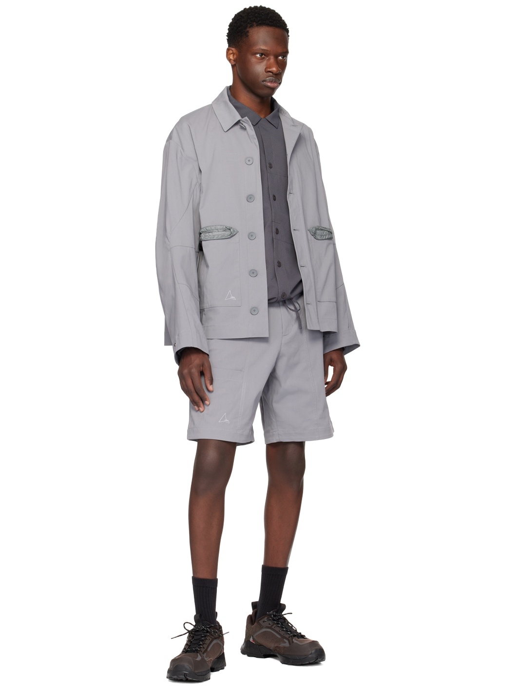 Gray Climbing Shorts - 4