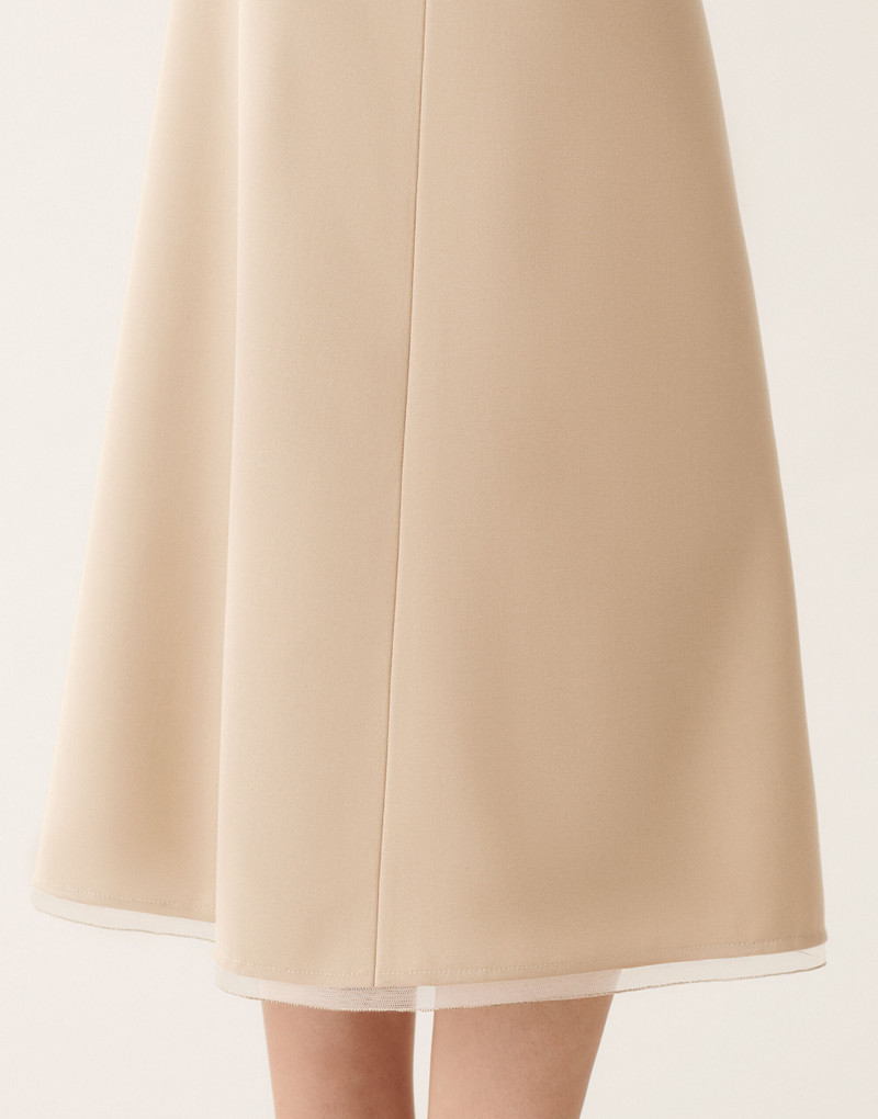 Midi skirt in techno tailoring 5