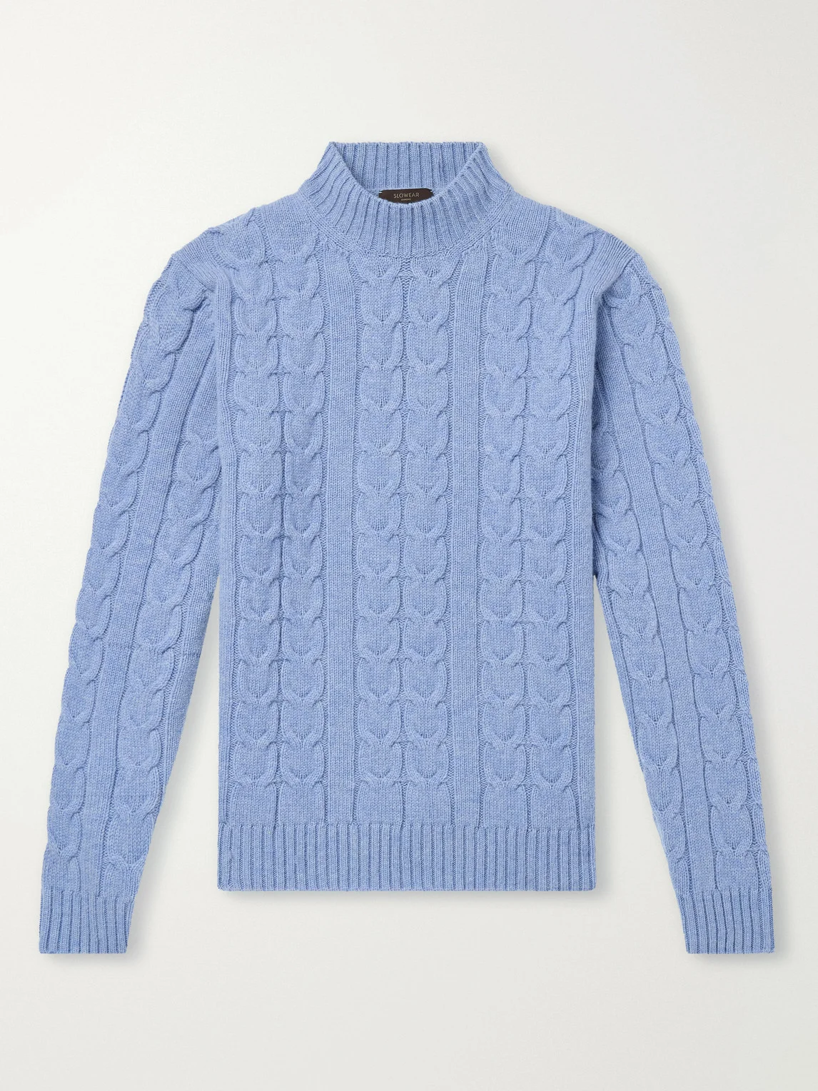 Zanone Slim-Fit Cable-Knit Virgin Wool Sweater - 1