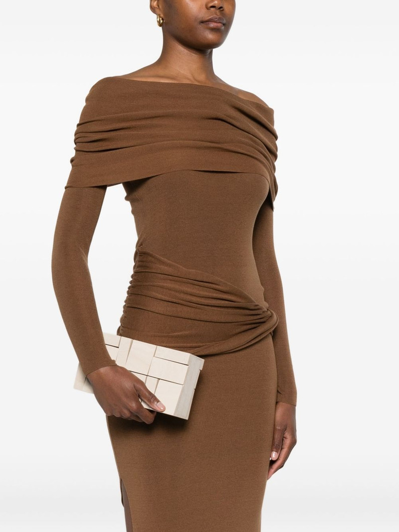 Cult Gaia Galleria geometric-block clutch bag outlook