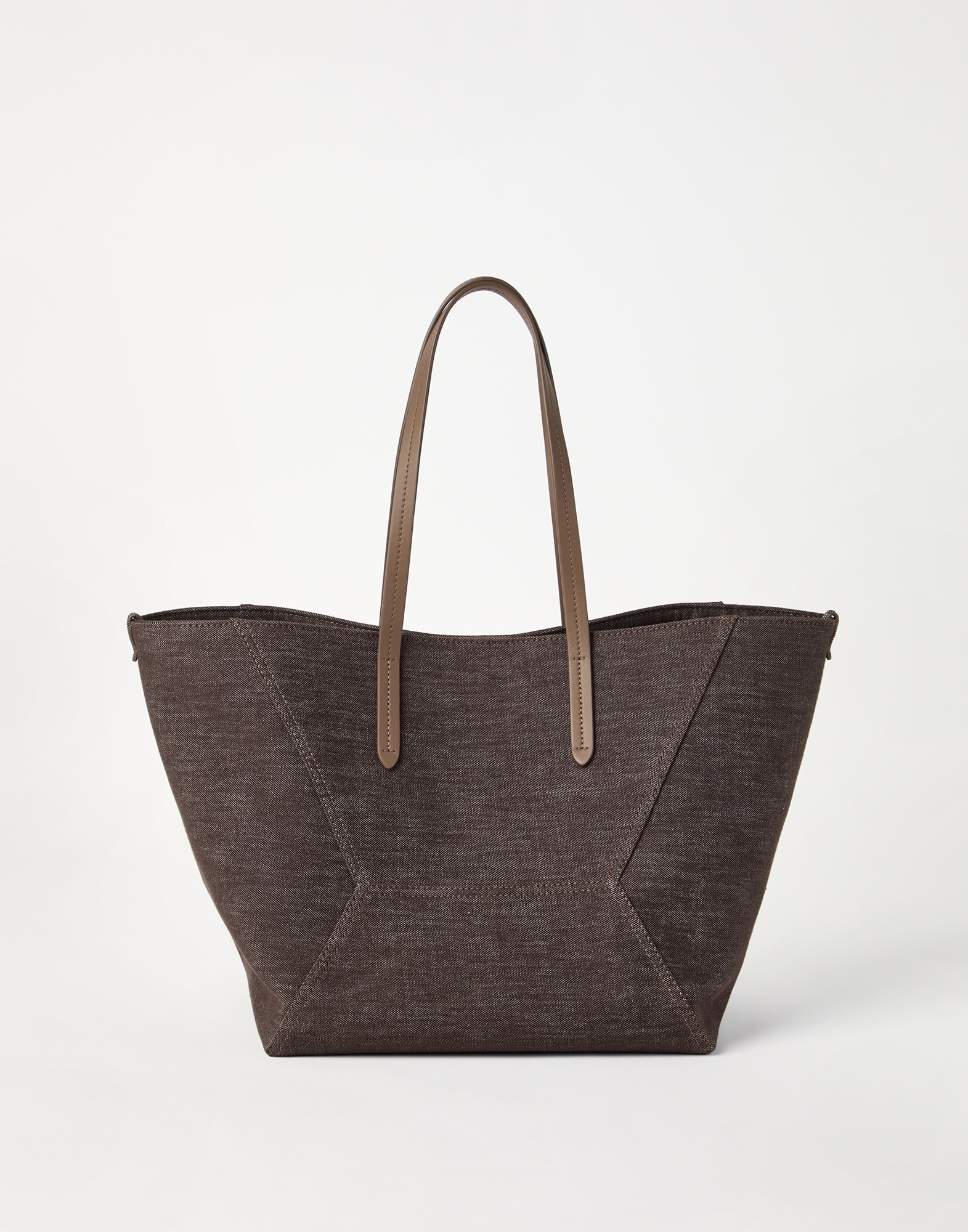 BC Duo bag in no-fade denim with monili - 2