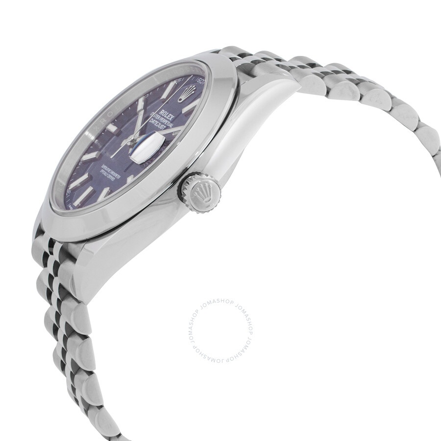 Rolex Datejust 41 Bright Blue Fluted Motif Dial Automatic Men's Jubilee Watch M126300-0024 - 2