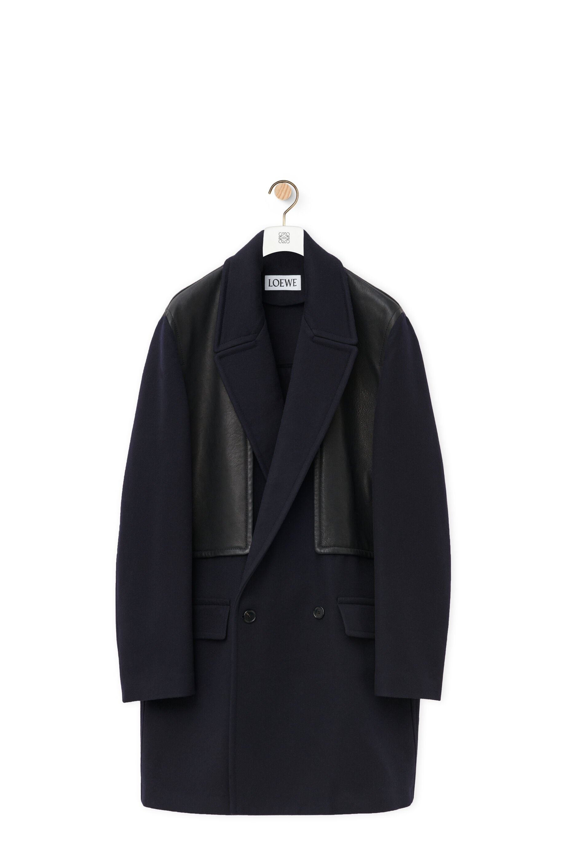 Peacoat in wool and cashmere - 1
