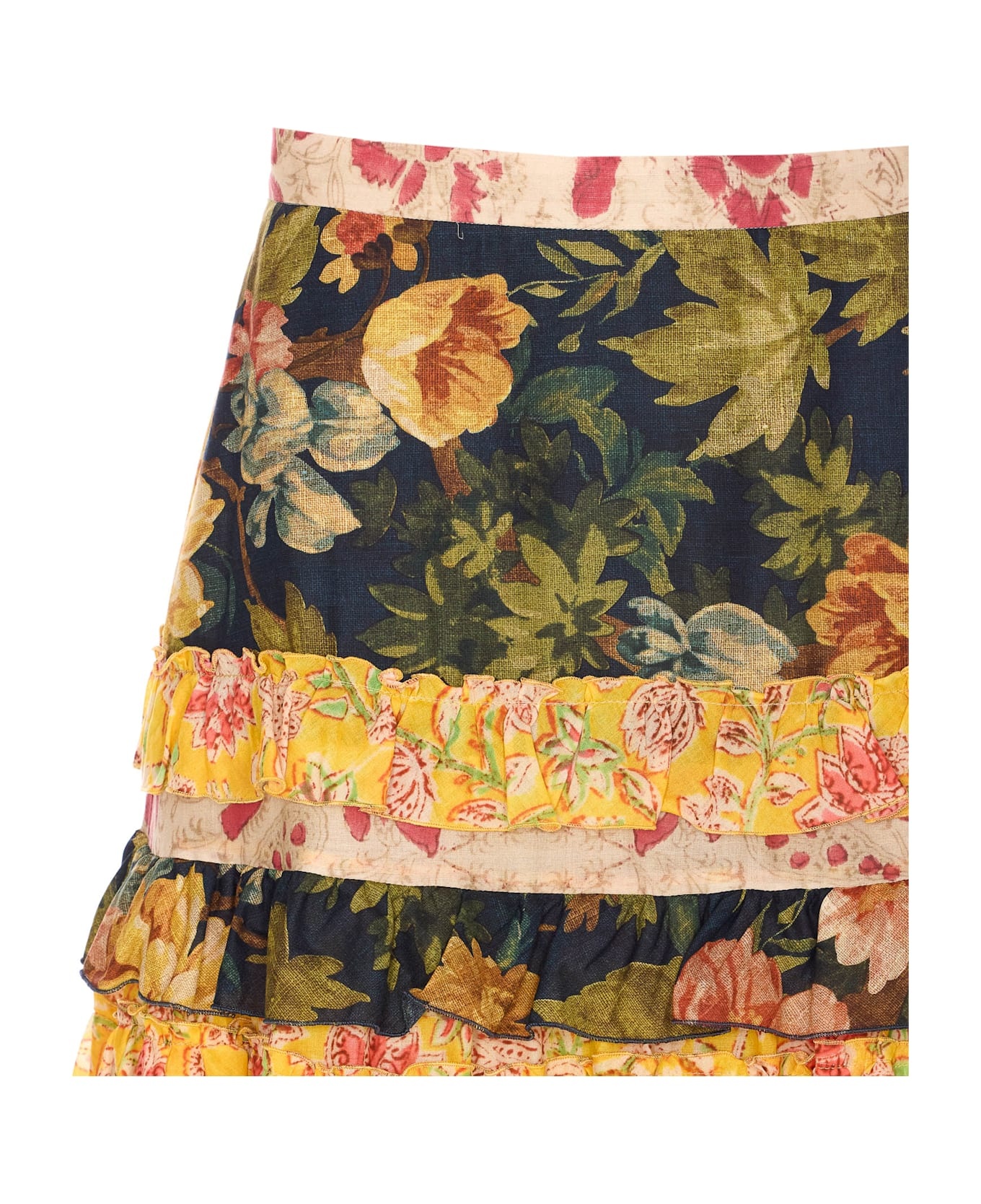 Apres L'hiver Macro Flower Skirt - 4