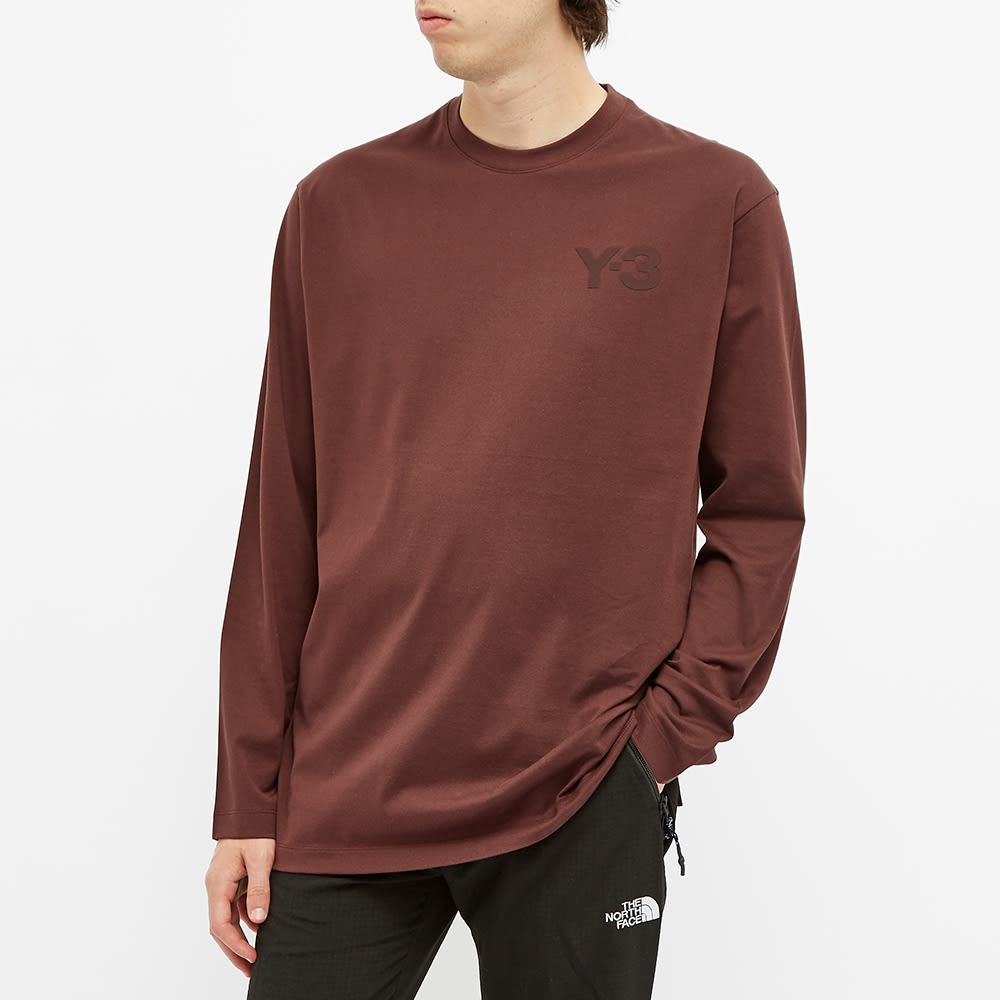 Y-3 Long Sleeve Classic Chest Logo Tee - 4