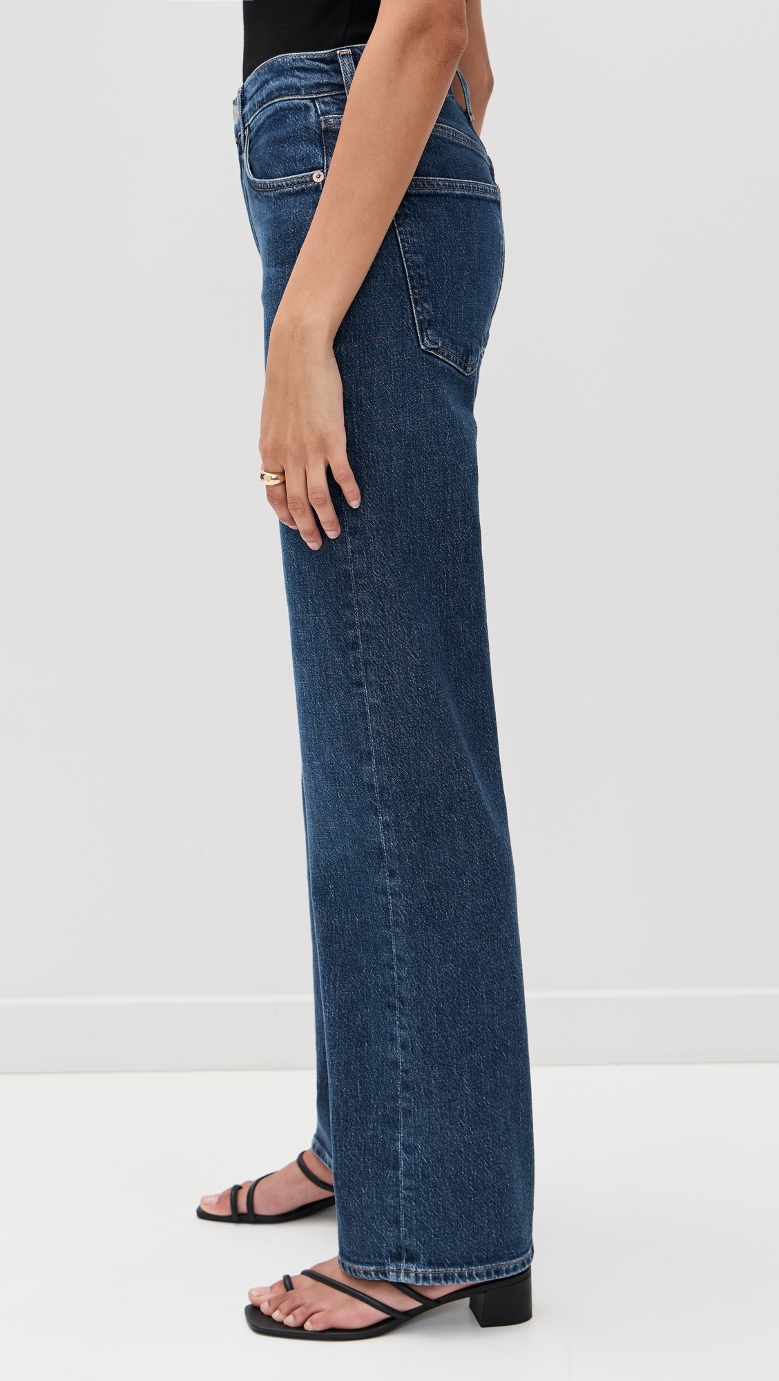 Harper Jeans Mid Rise Relaxed Straight Jeans - 3
